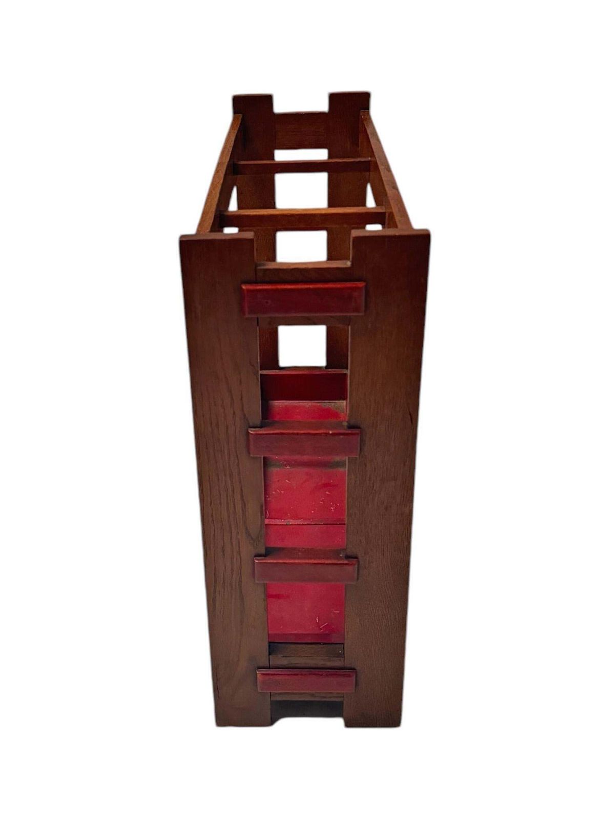 Art Deco Modernist Umbrella Stand By P.E.L. Izeren For De Genneper Molen, 1920s photo Home Decor