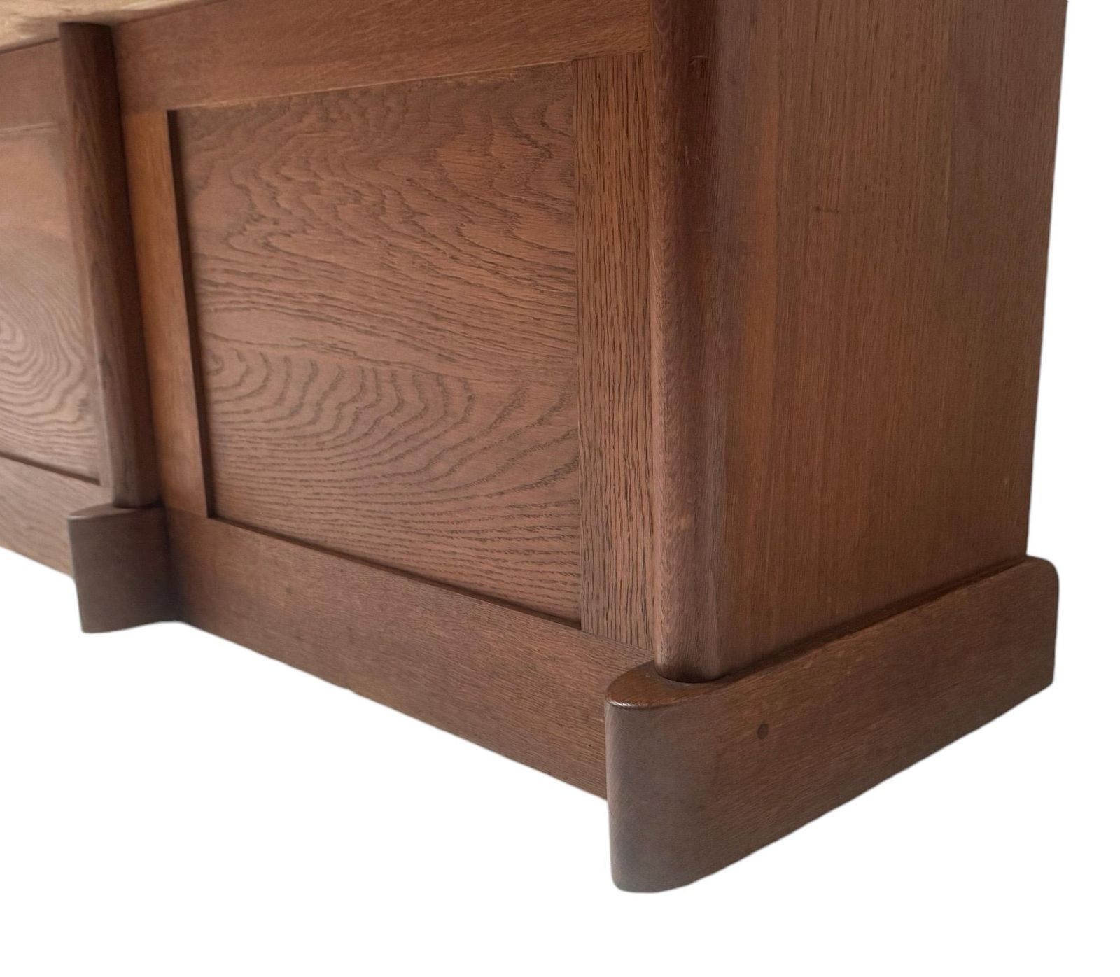 2359.0 Willem Penaat Art Deco Amsterdamse School Three Seat Bench, 1920s photo
