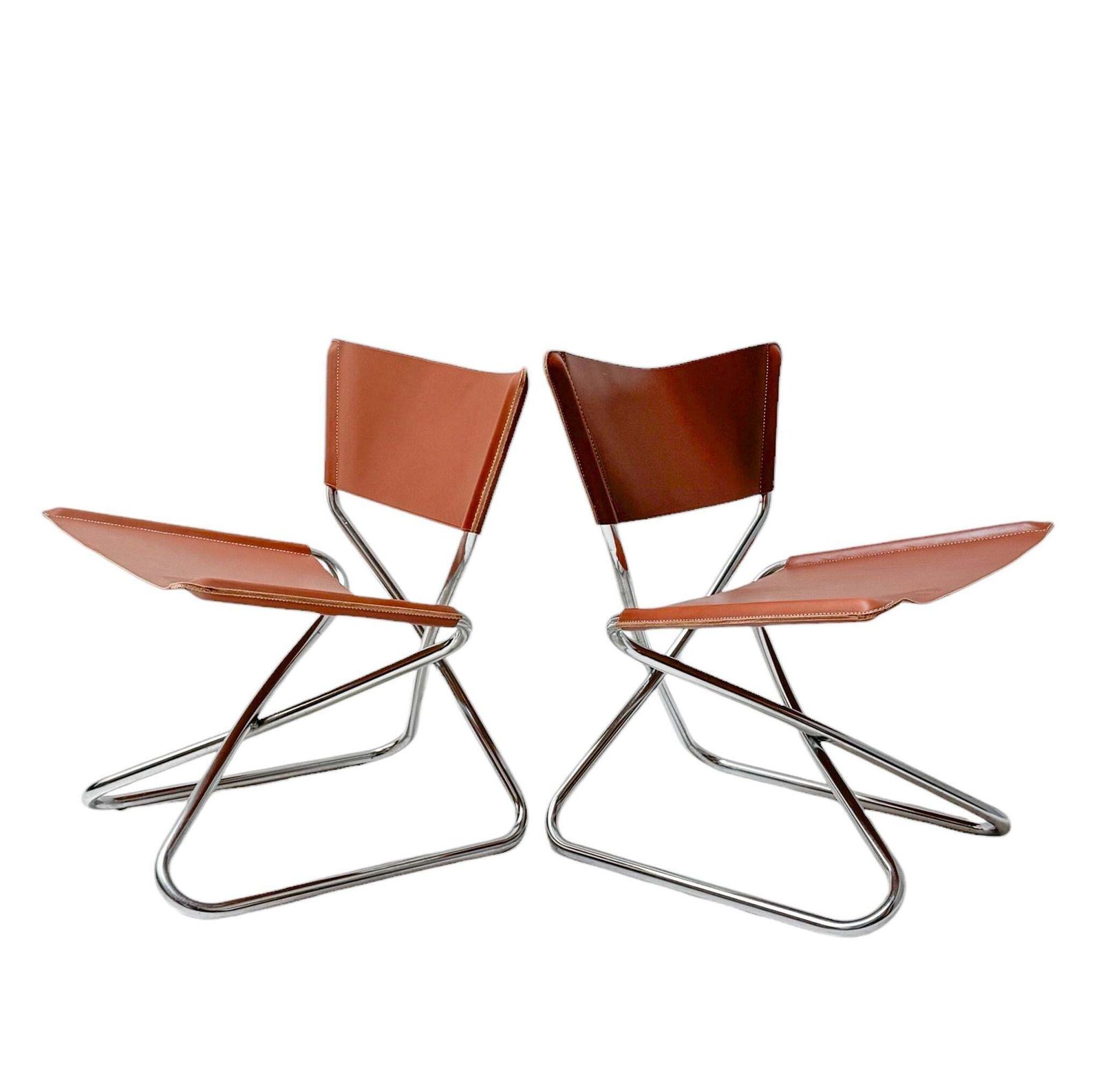 Erik Magnussen Pair Of Z Down Lounge Chairs For Torben ørskov Denmark, 1960s photo buy