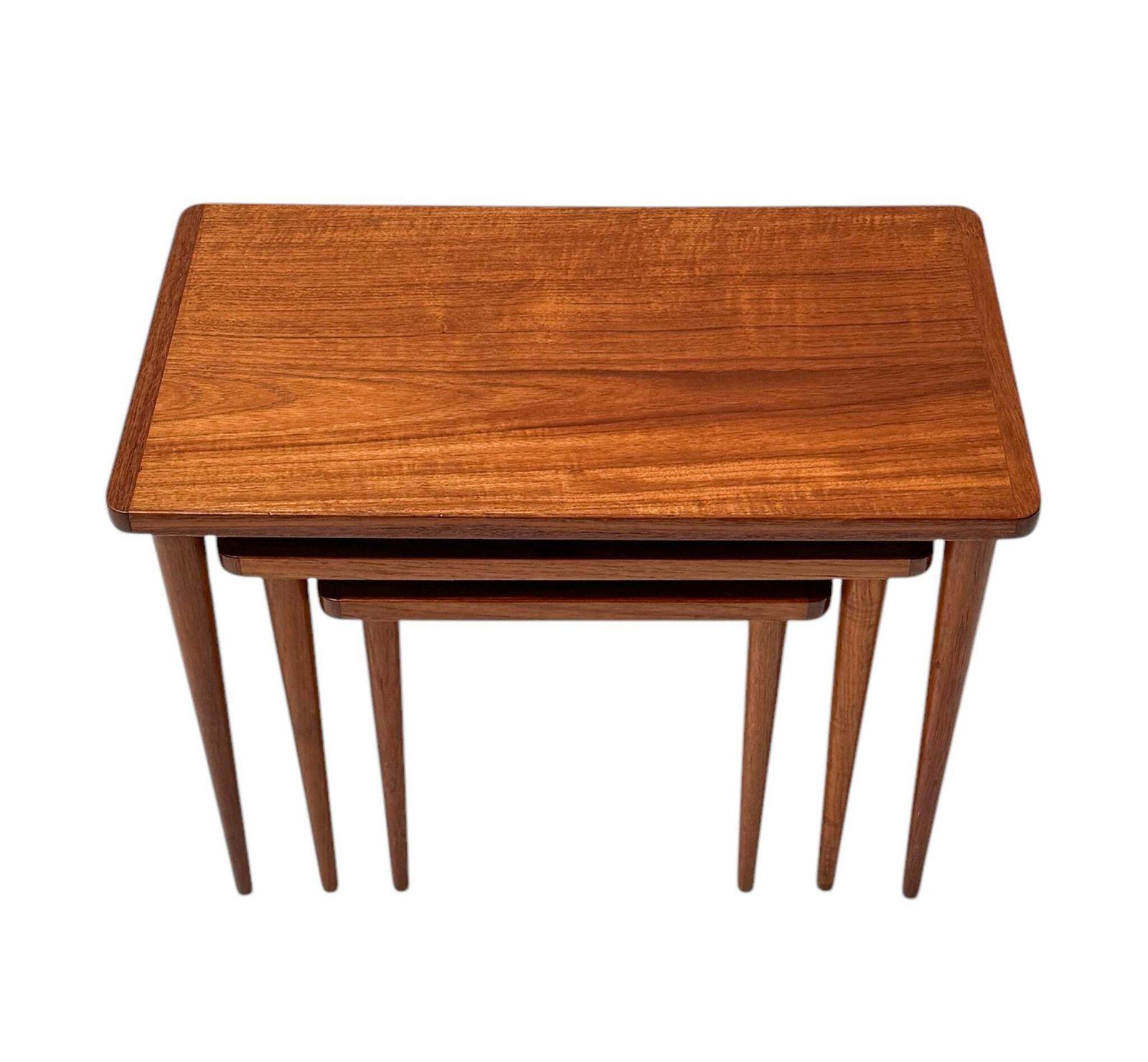 Mid Century Modern Set Of Three Nesting Tables, 1960s photo Furniture