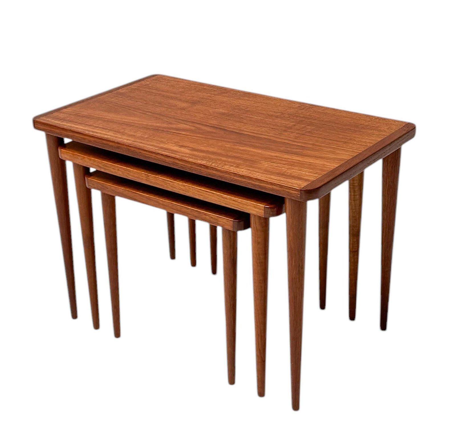 Mid Century Modern Set Of Three Nesting Tables, 1960s photo vinterior