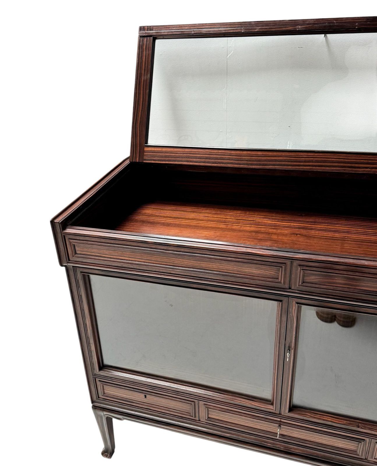 photo vintage Art Deco Amsterdamse School Vitrine Or Display Cabinet By Napoleon Le Grand