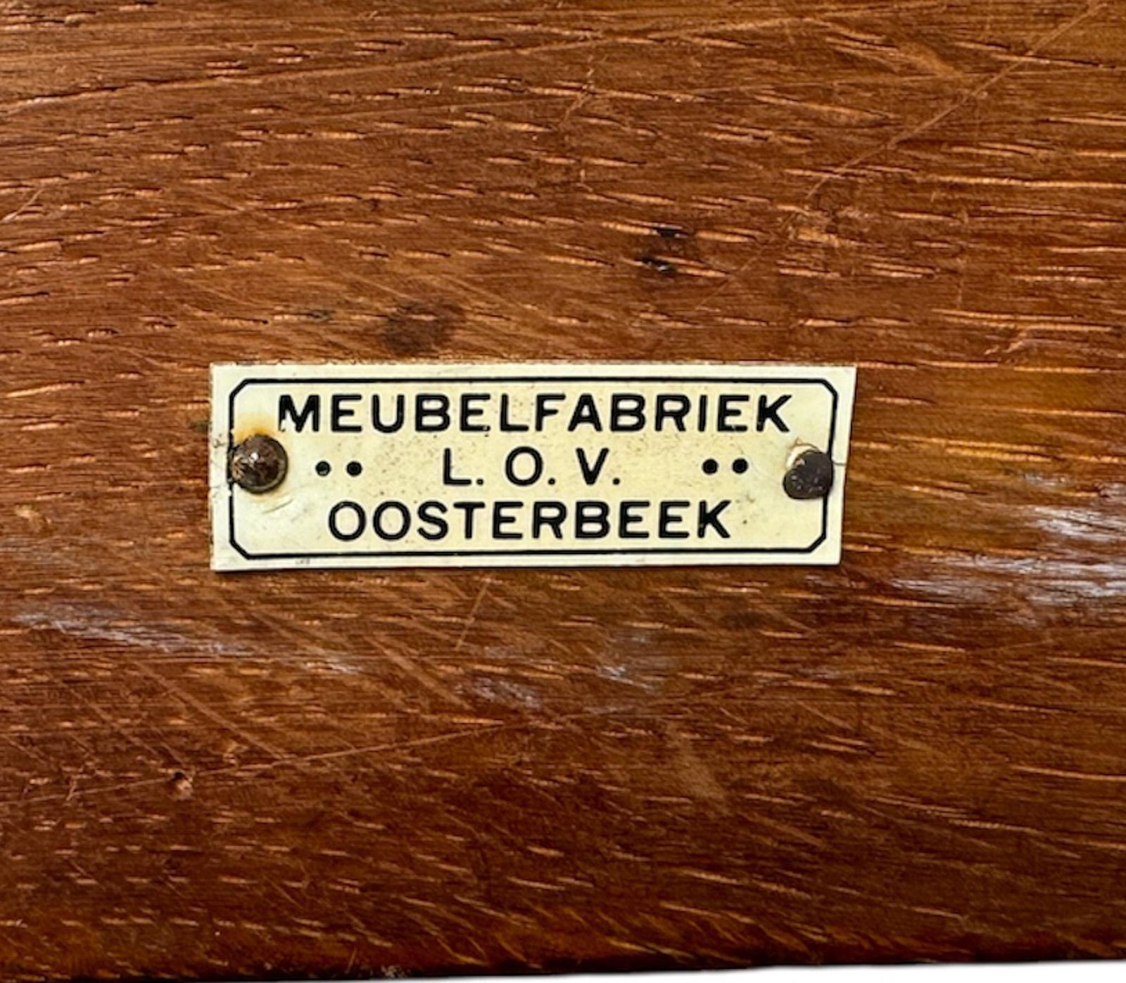 photo furniture Art Deco Amsterdamse School Coat Rack By L.O.V. Oosterbeek, 1920s
