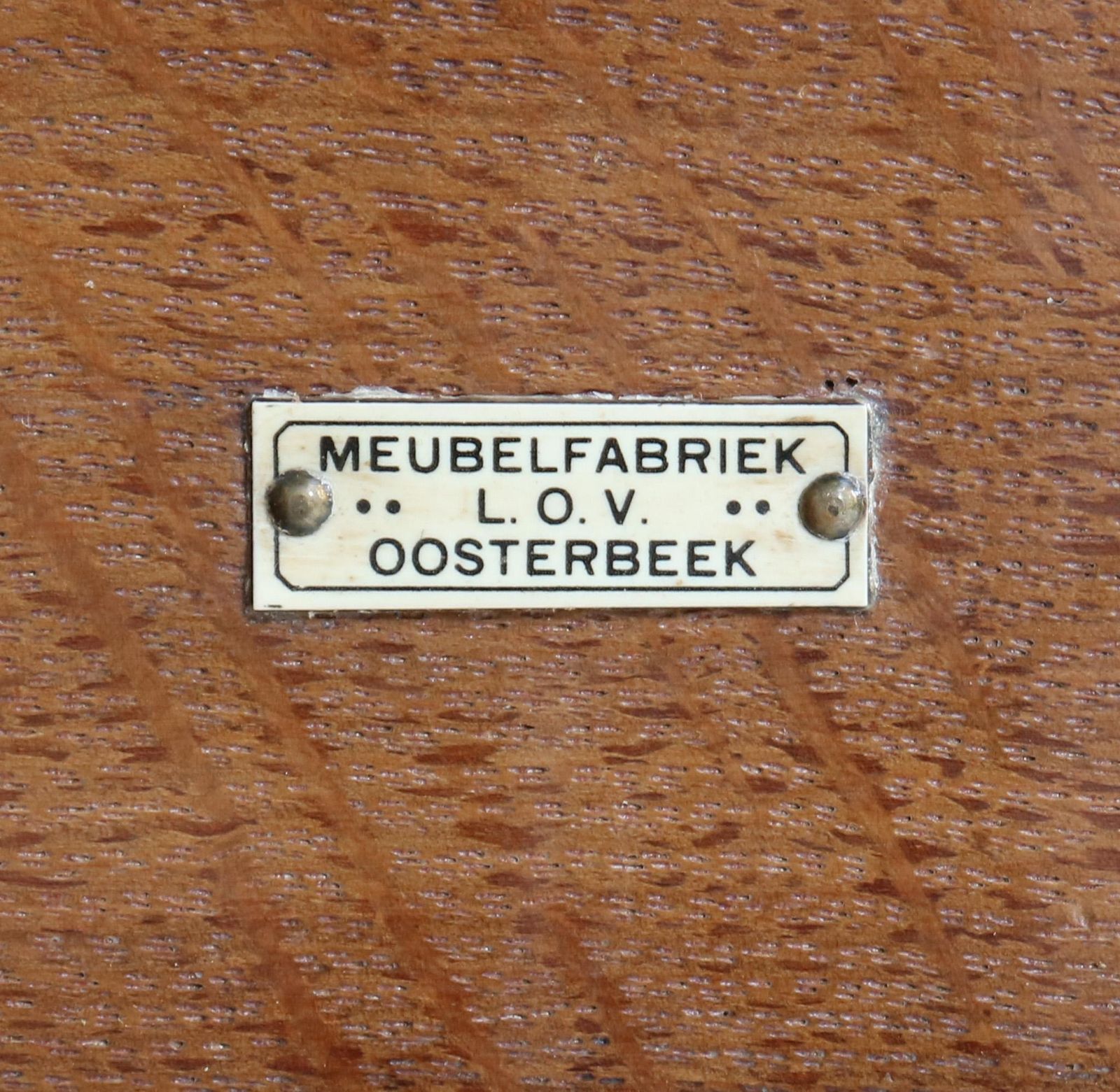 Art Deco Modernist Credenza Or Sideboard By H. Fels For L.O.V. Oosterbeek photo 2959.0