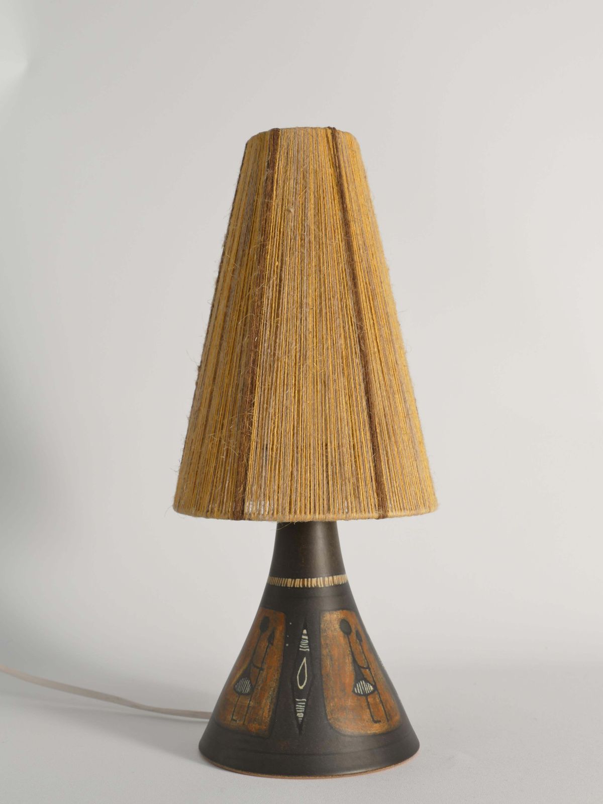 Unique Scandinavian Modern Ceramic Table Lamp By Munk, Sweden photo furniture