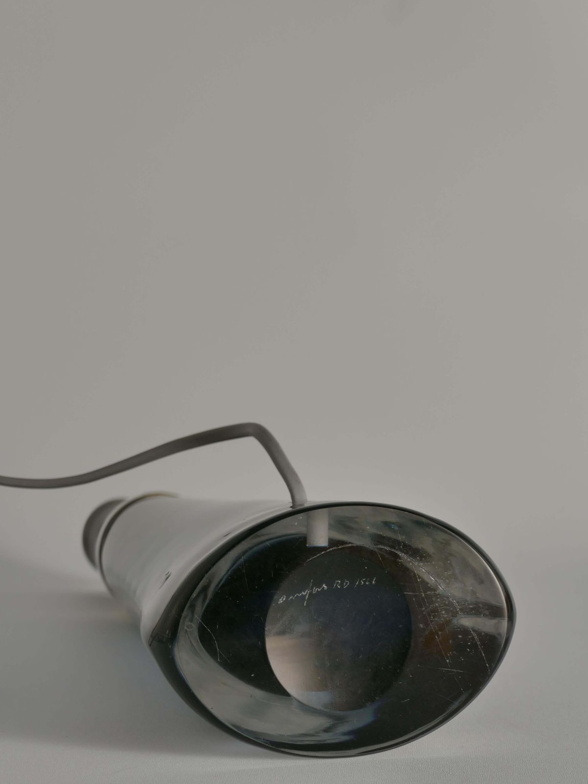Blue Crystal Glass Table Lamp Model Rd 1566 By Carl Fagerlund, Orrefors, 1960s photo for sale