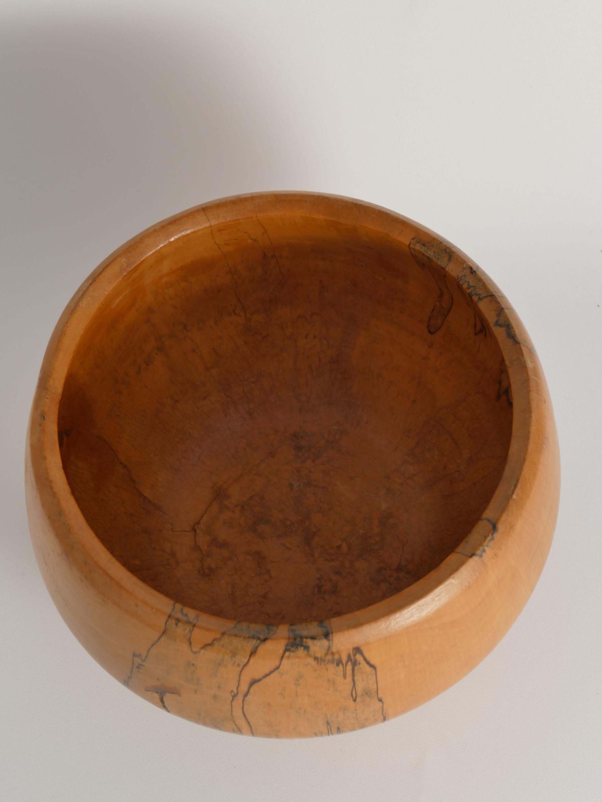 Mid Century Modern Hand Carved Wood Bowl, James Eriksson, Tasserud Sweden 1970s photo vintage