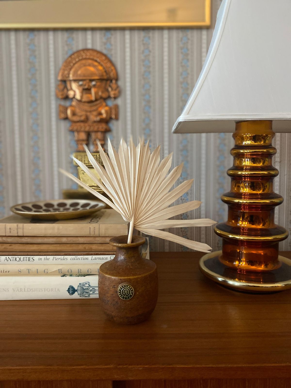 photo furniture Peruvian Naylamp Brass & Copper Model Of A Ceremonial Tumi Knife Wall Hanging
