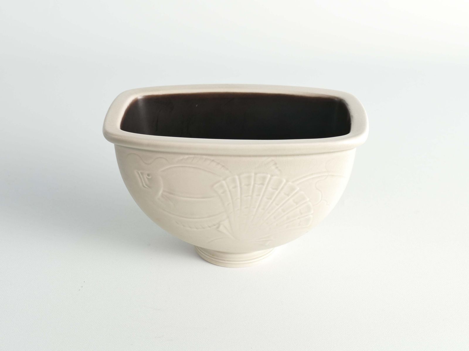 Art Deco Vase With Sea Motif By Nils Thorsson, Aluminia/Royal Copenhagen, 1930s photo 281.0