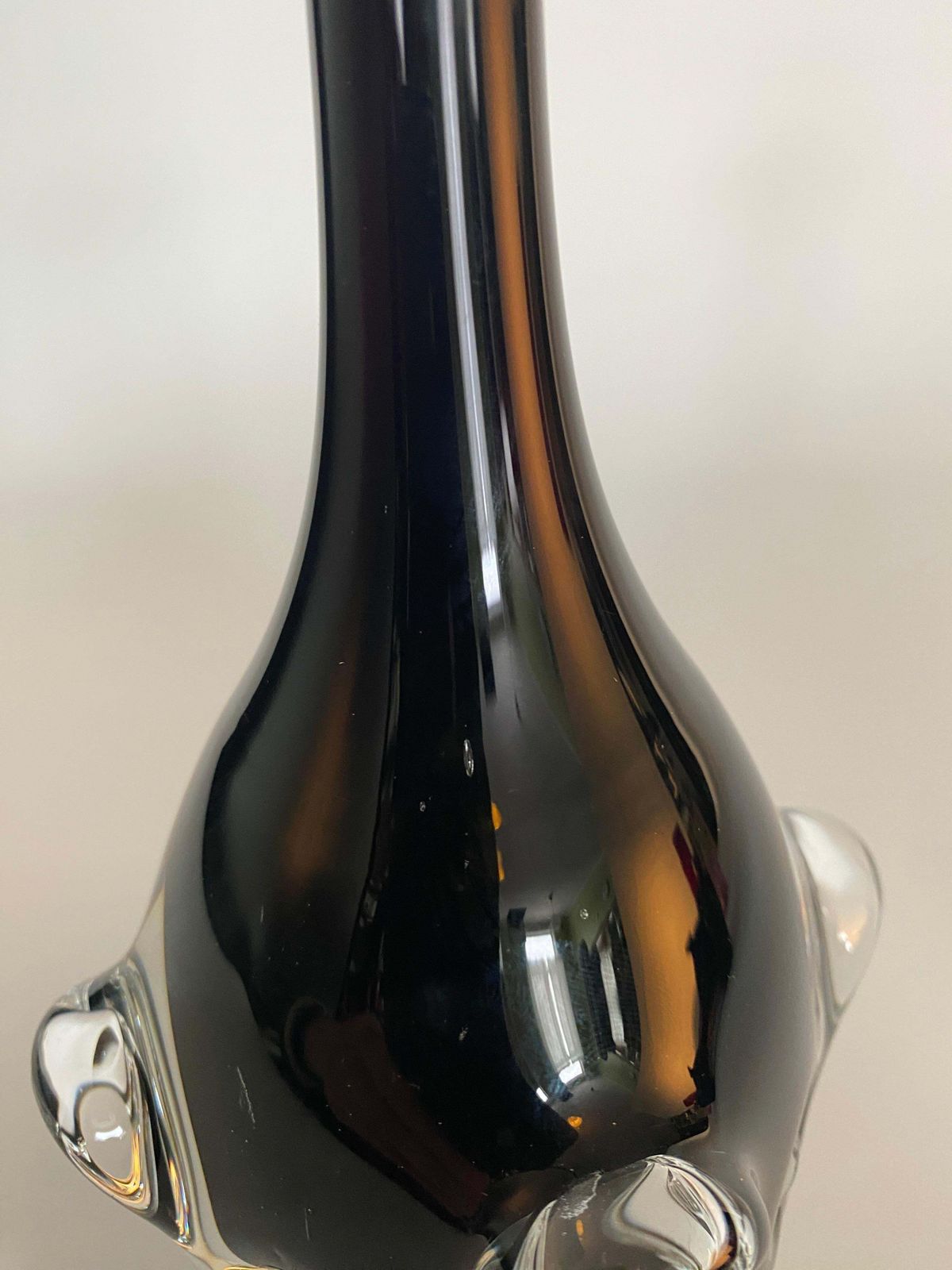 photo for sale Scandinavian Modern Art Glass Vase By Börne Augustsson For åseda