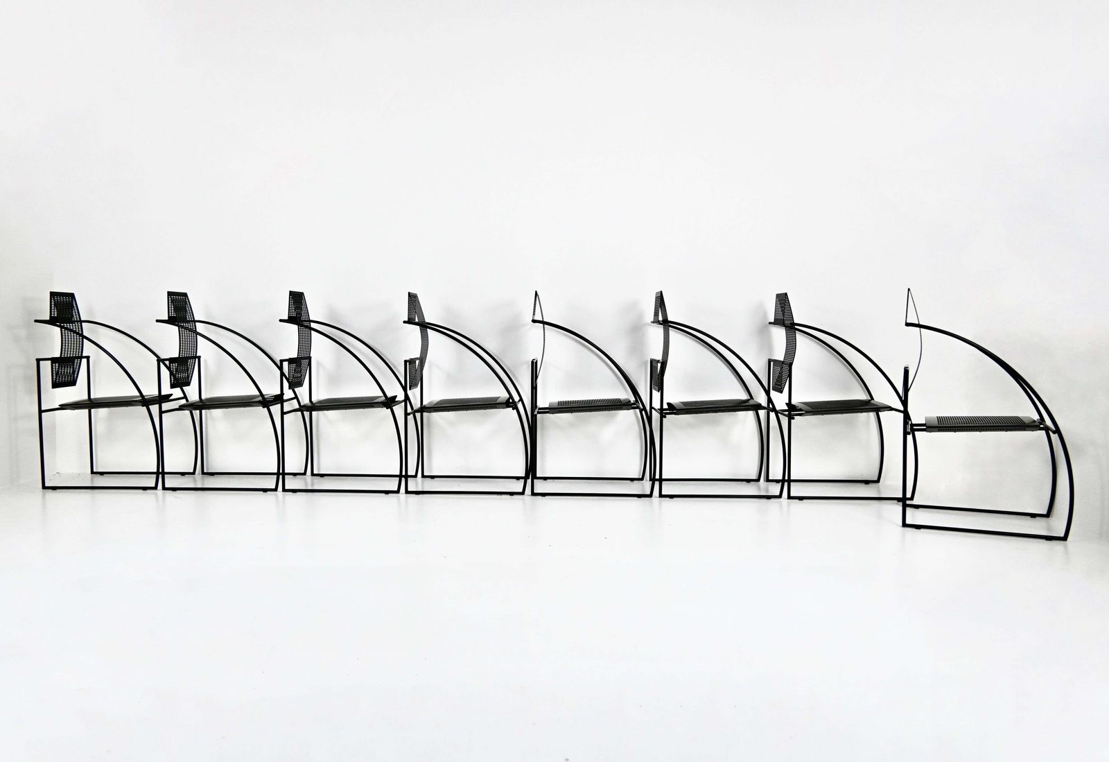 "Quinta" Dining Chairs By Mario Botta For Alias, 1980s, Set Of 8 photo 5404.0