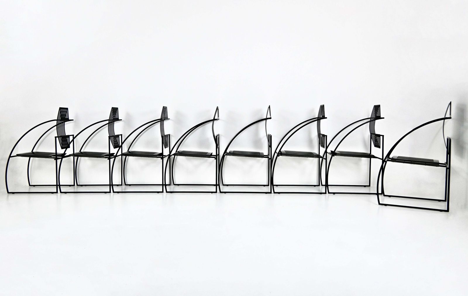 "Quinta" Dining Chairs By Mario Botta For Alias, 1980s, Set Of 8 photo buy