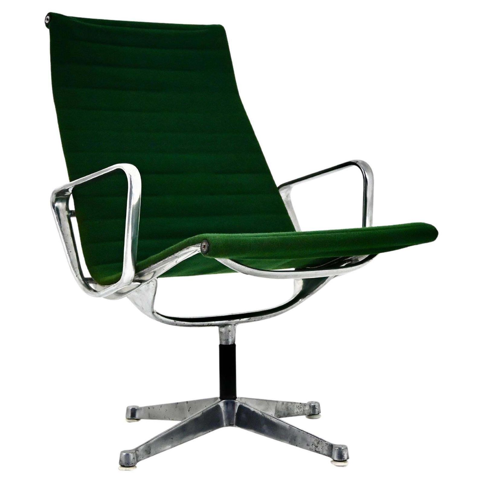 Green Ea124 Armchair By Charles And Ray Eames For Herman Miller, 1970s