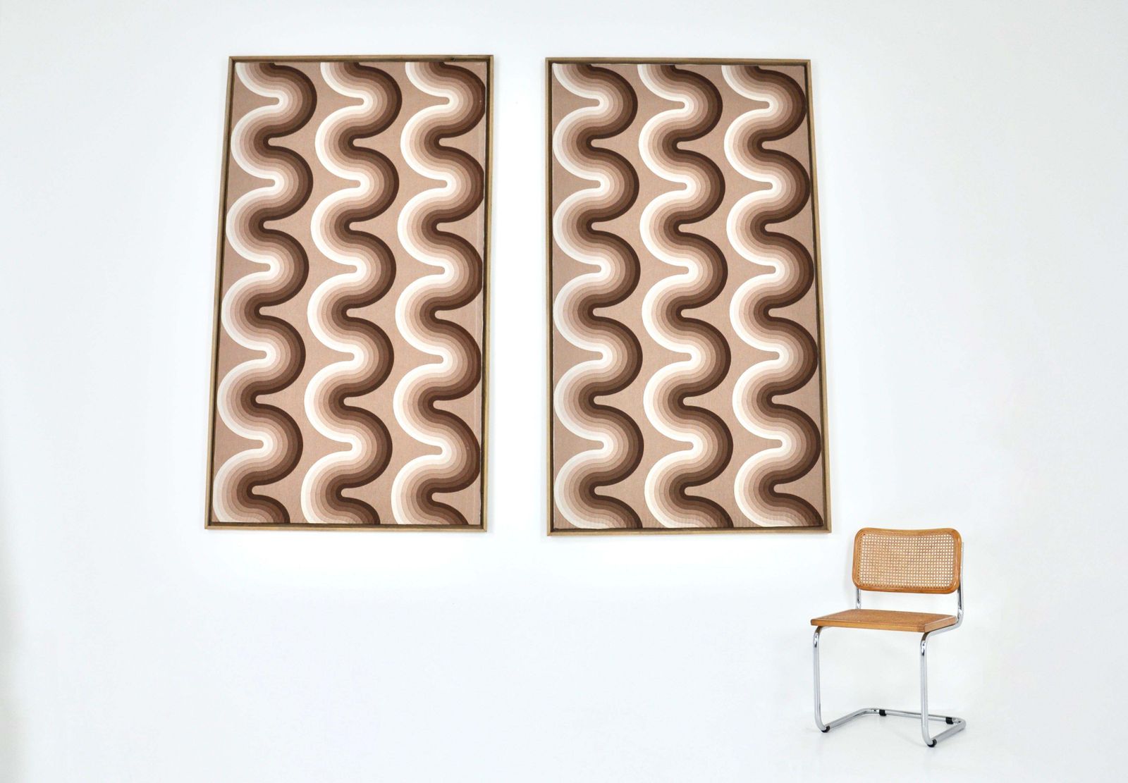 Fabric Boards By Verner Panton For Mira Spectrum, 1970s, Set Of 2 photo 6347.0