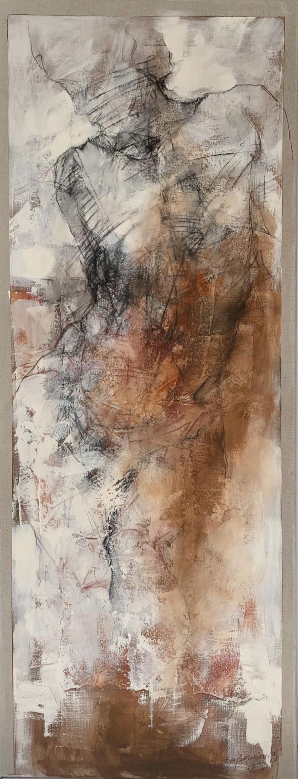 Michał Bajsarowicznude. Figurative And Abstract Acrylic Painting, Body, Polish Artist2025