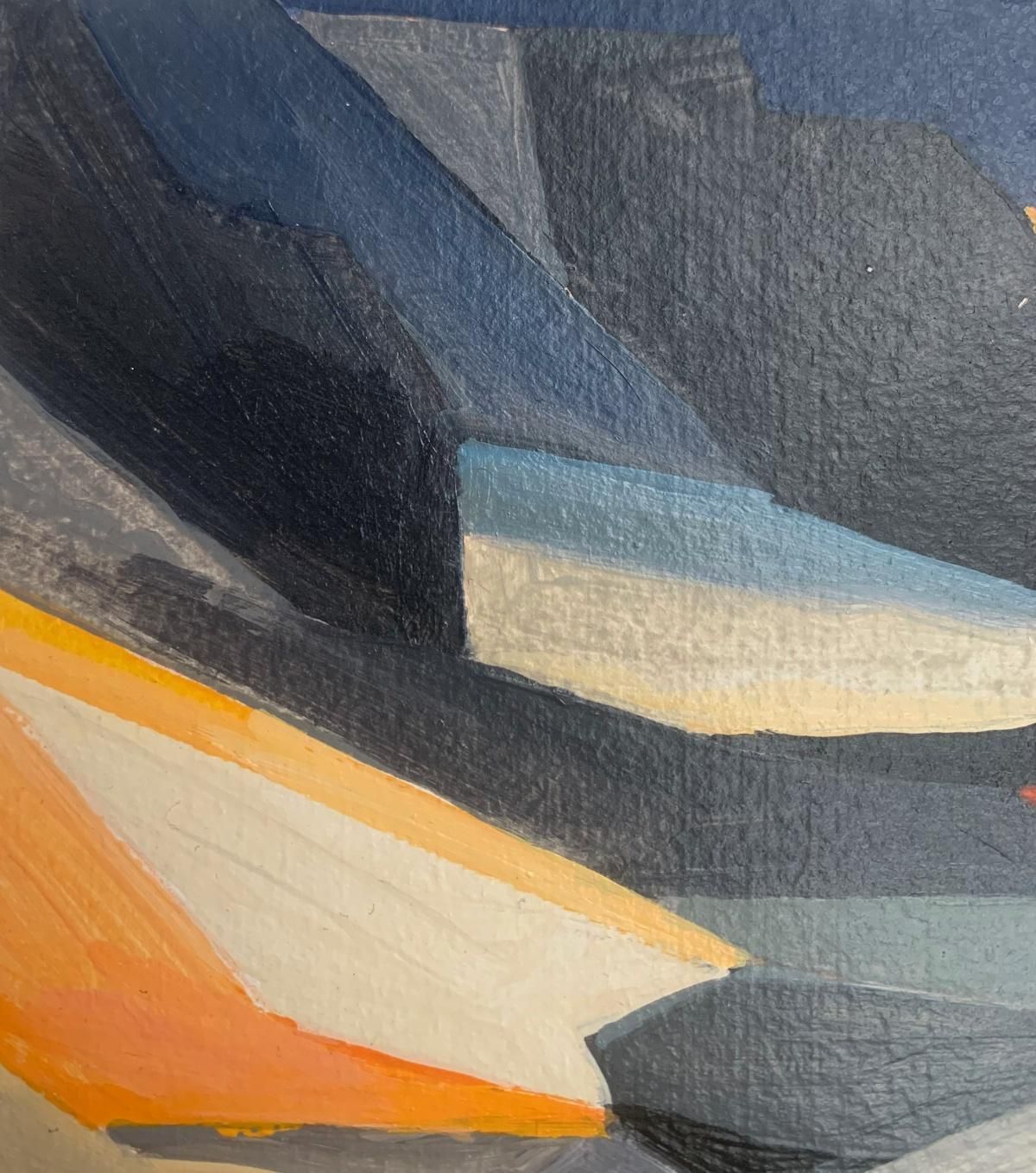 Sergiusz Powałkawielki Furkotny Staw. Abstract Landscape, Acrylic Painting, Tatra Mountains2021 photo furniture