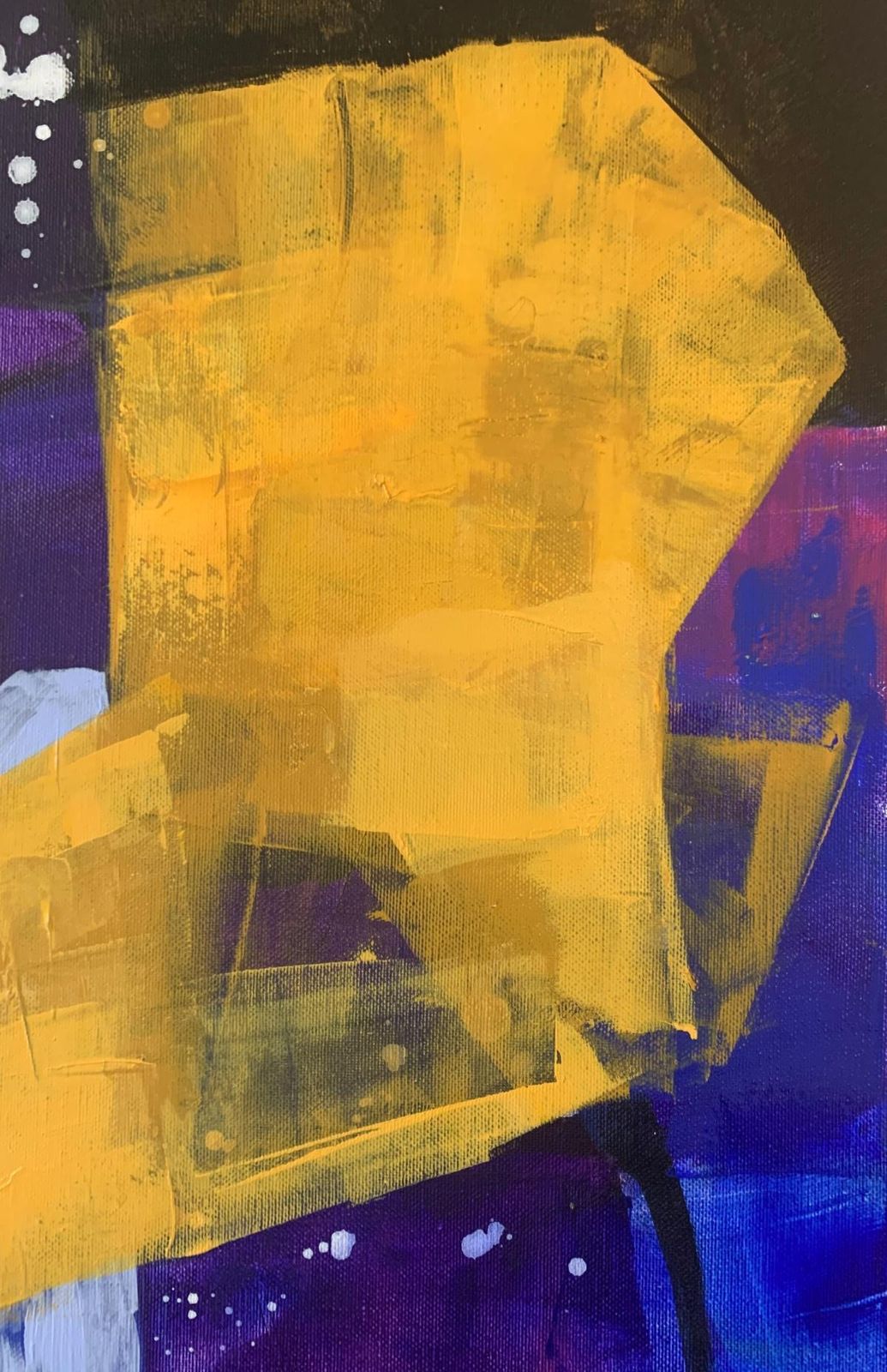 Anna Masiul Gozdeckashine. Contemporary Abstract Painting, Acrylic On Canvas, Polish Artist2022 photo furniture