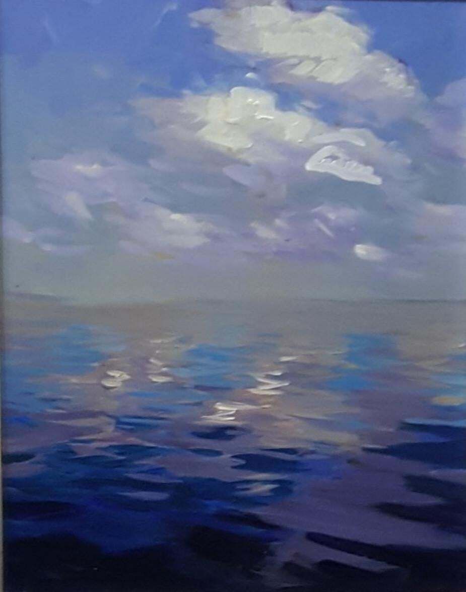 Janusz Szpytindian Ocean. Landscape Acrylic Painting, Classic, Realistic, Polish Artist2013