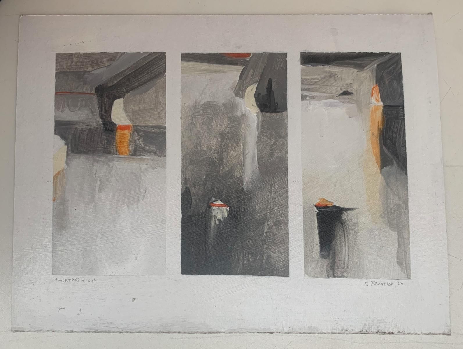 Sergiusz Powałkakurtkowiec. Abstract Landscape, Acrylic Painting, Tatra Mountains, Polish Art2023 photo furniture