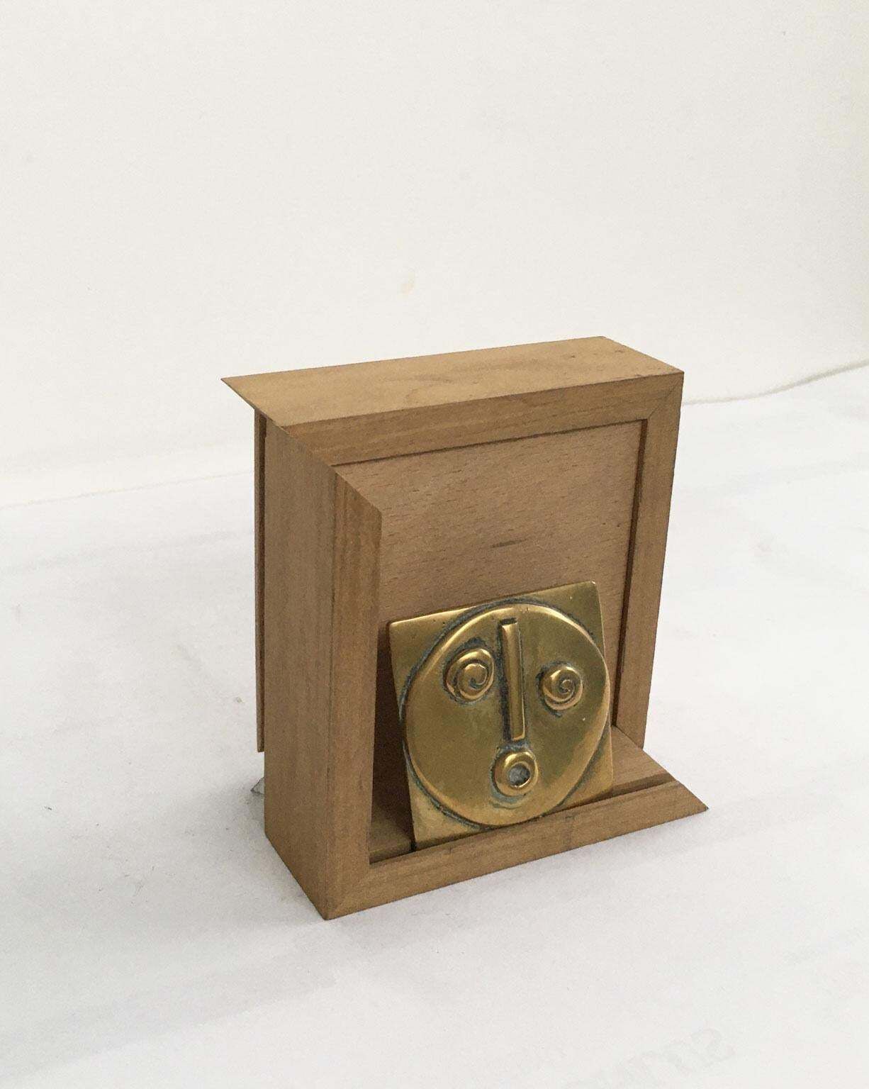 1980 Italy Abstract Bronze Sculpture By Mirella Forlivesi Stupore photo for sale