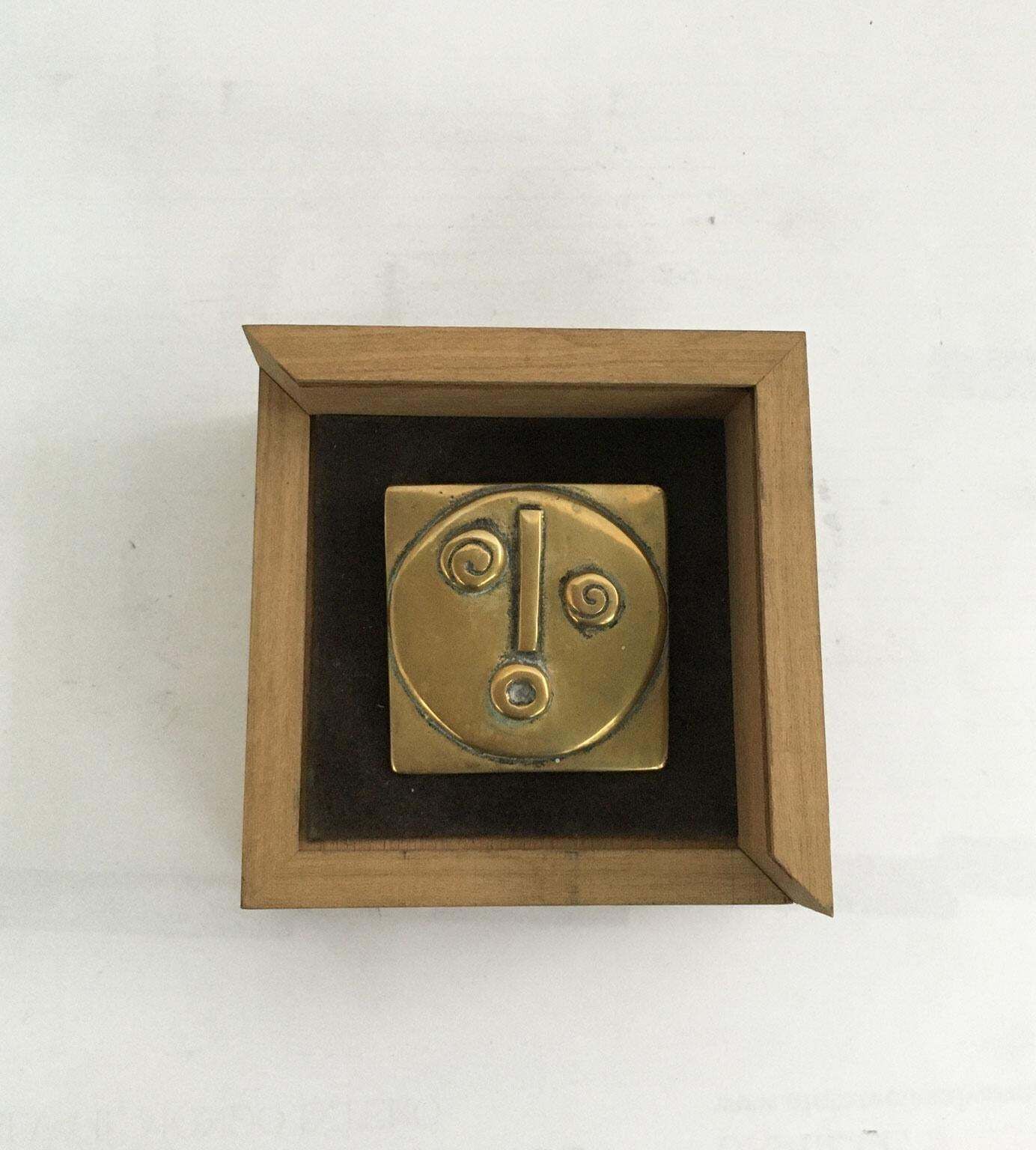 Art 1980 Italy Abstract Bronze Sculpture By Mirella Forlivesi Stupore photo