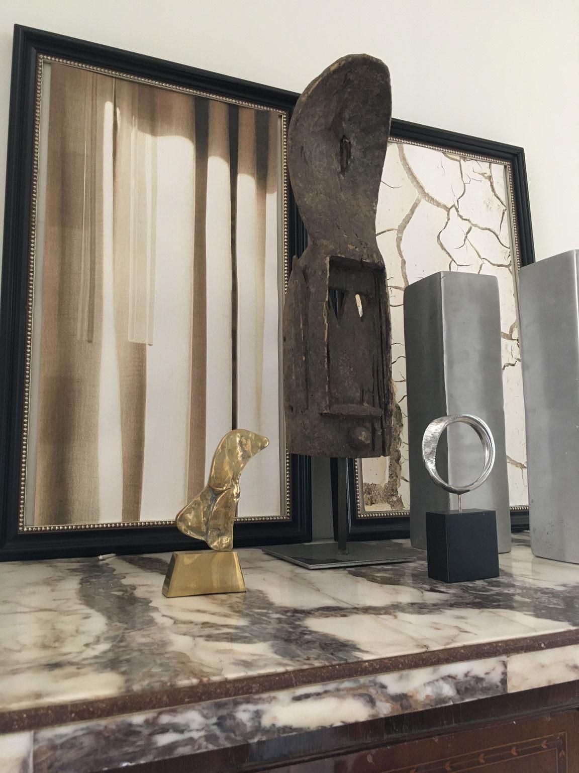 Art 1980 Italy Post Modern Rodica Tanasescu Bronze Abstract Sculpture Muse photo