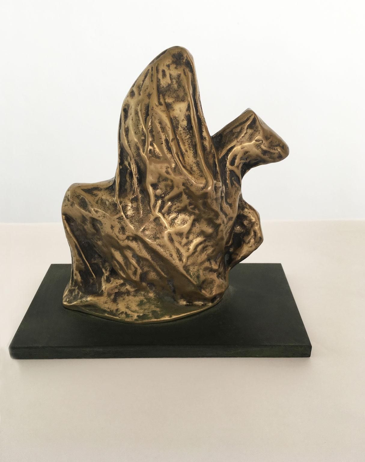 1980 Italy Post Modern Cristina Roncati Bronze Abstract Sculpture Cavaliere photo 729.0