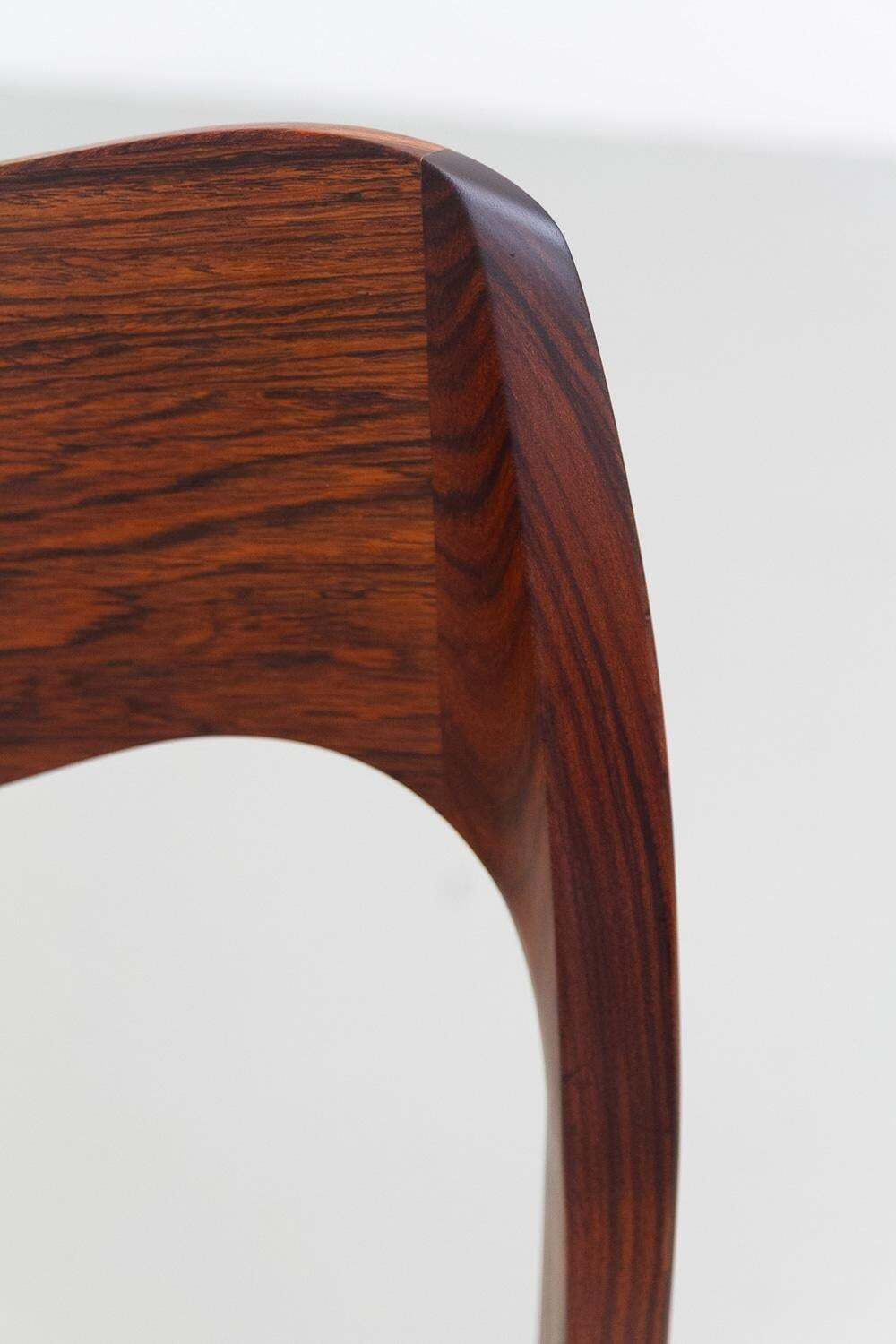 Danish Rosewood Chairs Model 71 By Niels O. Møller, 1970s. Set Of 6. photo Furniture