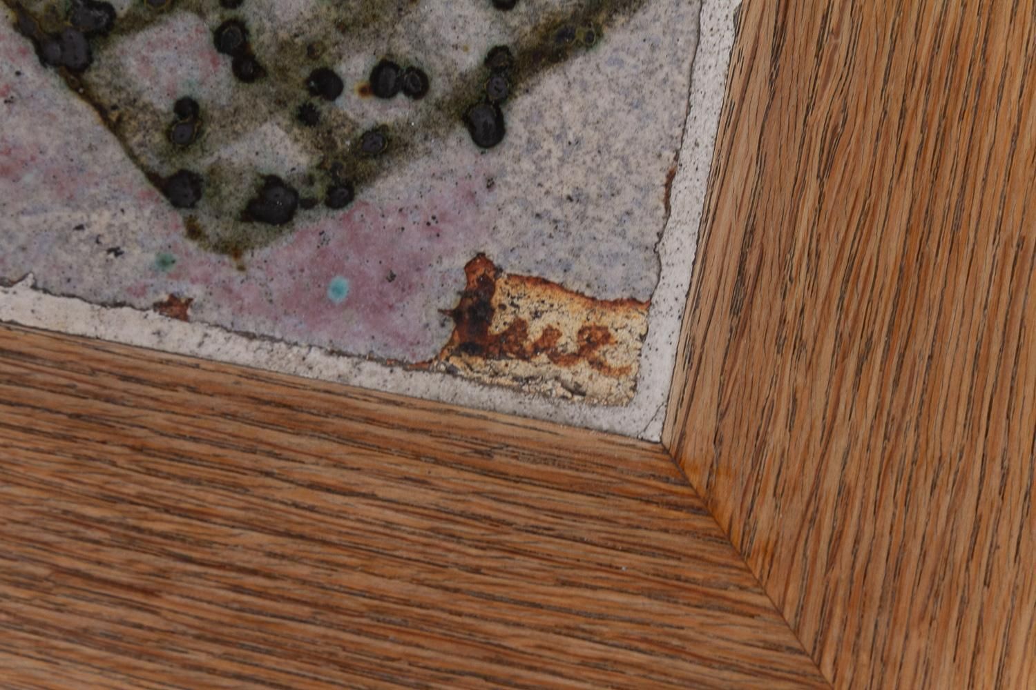 Danish Oak And Tile Coffee Table By Tue Poulsen, 1960s. photo Furniture