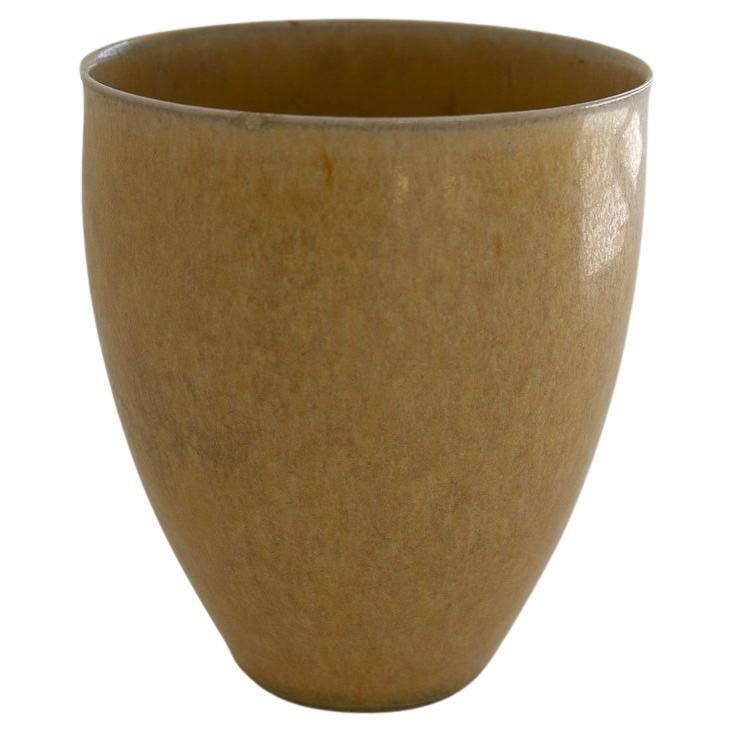 Danish Mid Century Yellow Stoneware Vase By Saxbo, 1960s. photo furniture