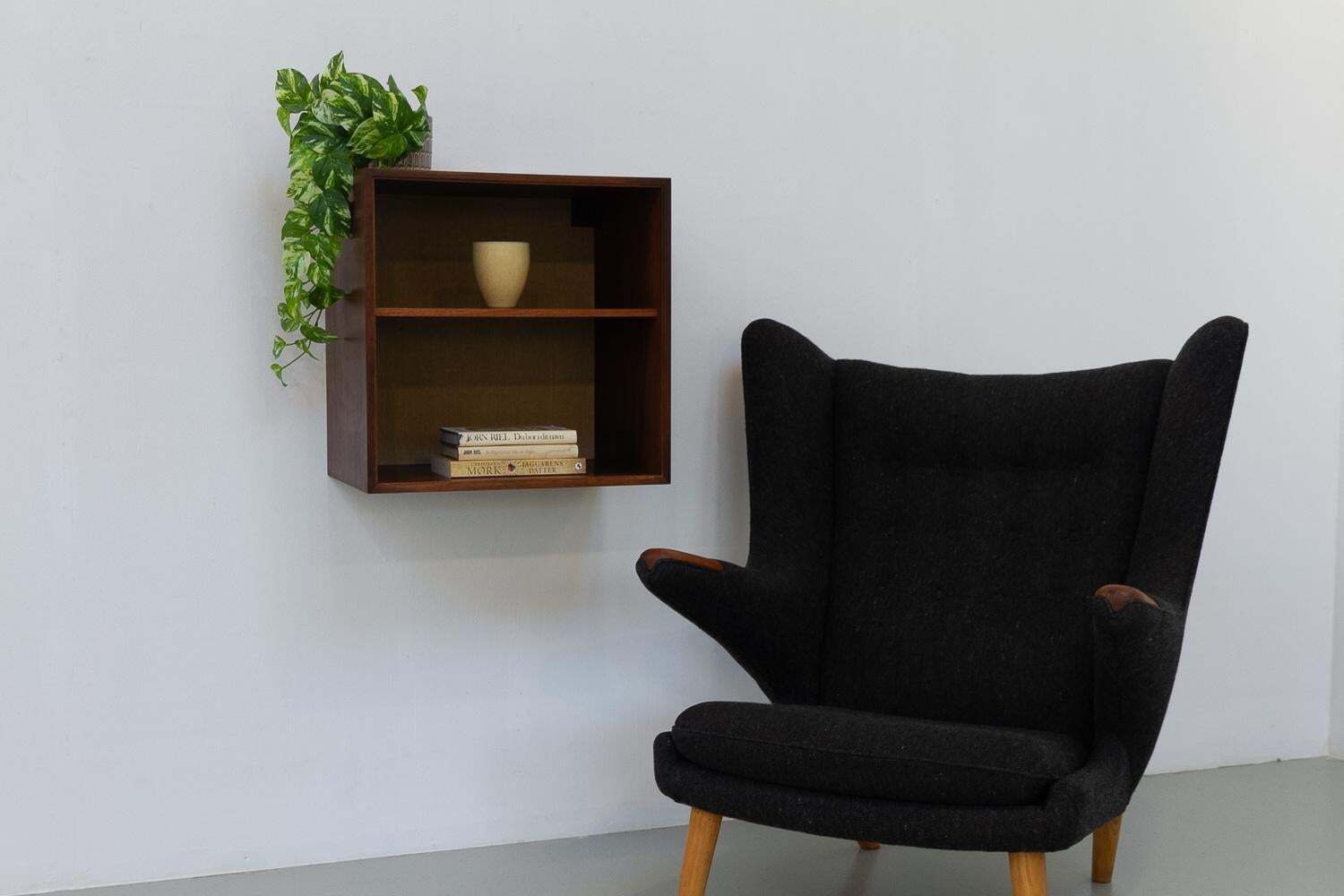 photo buy Danish Rosewood Floating Bookcase By Hg Furniture, 1960s.