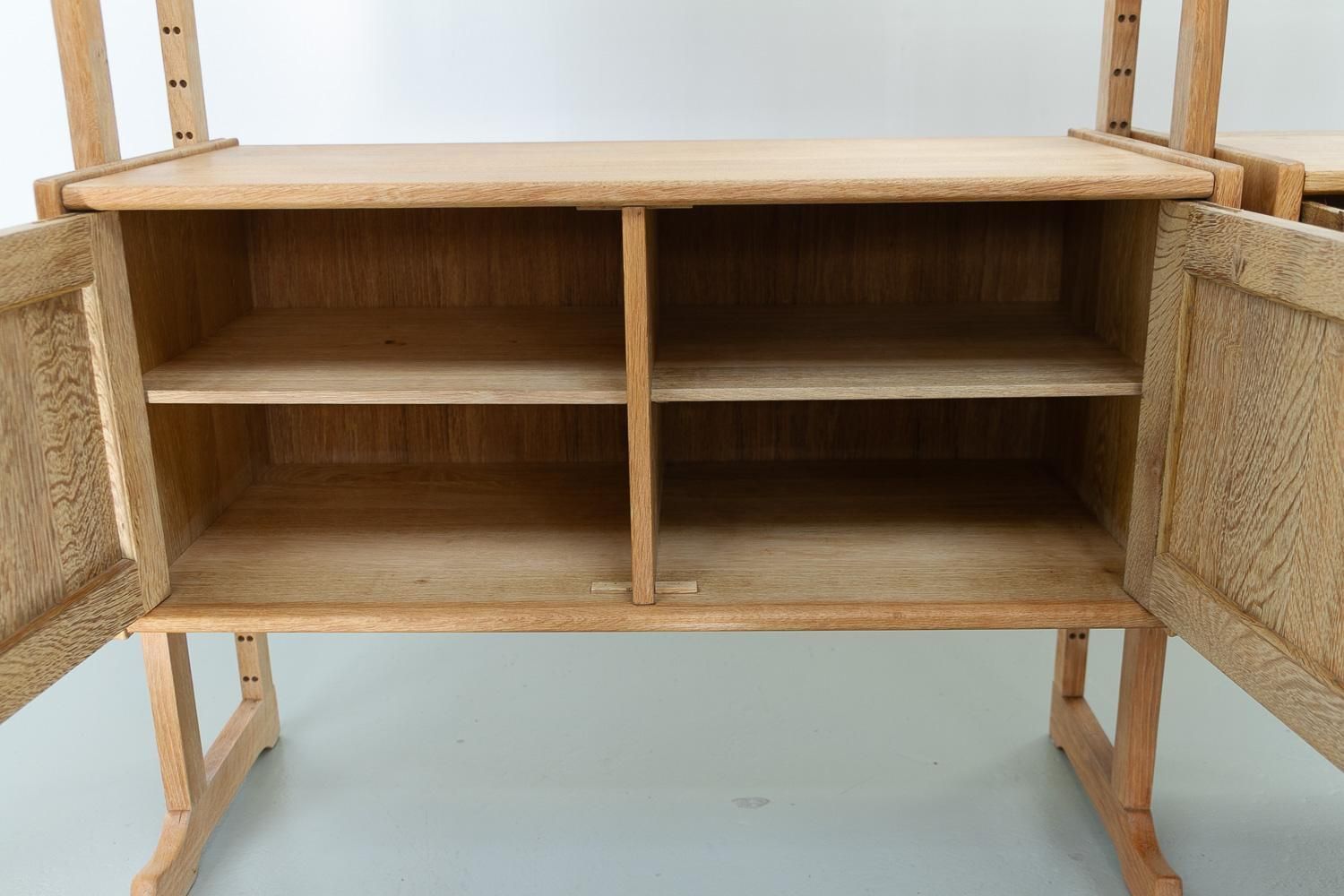 Danish Freestanding Oak Bookcase By Henning Kjærnulf For Nyrup Møbler, 1960s. photo 2059.0