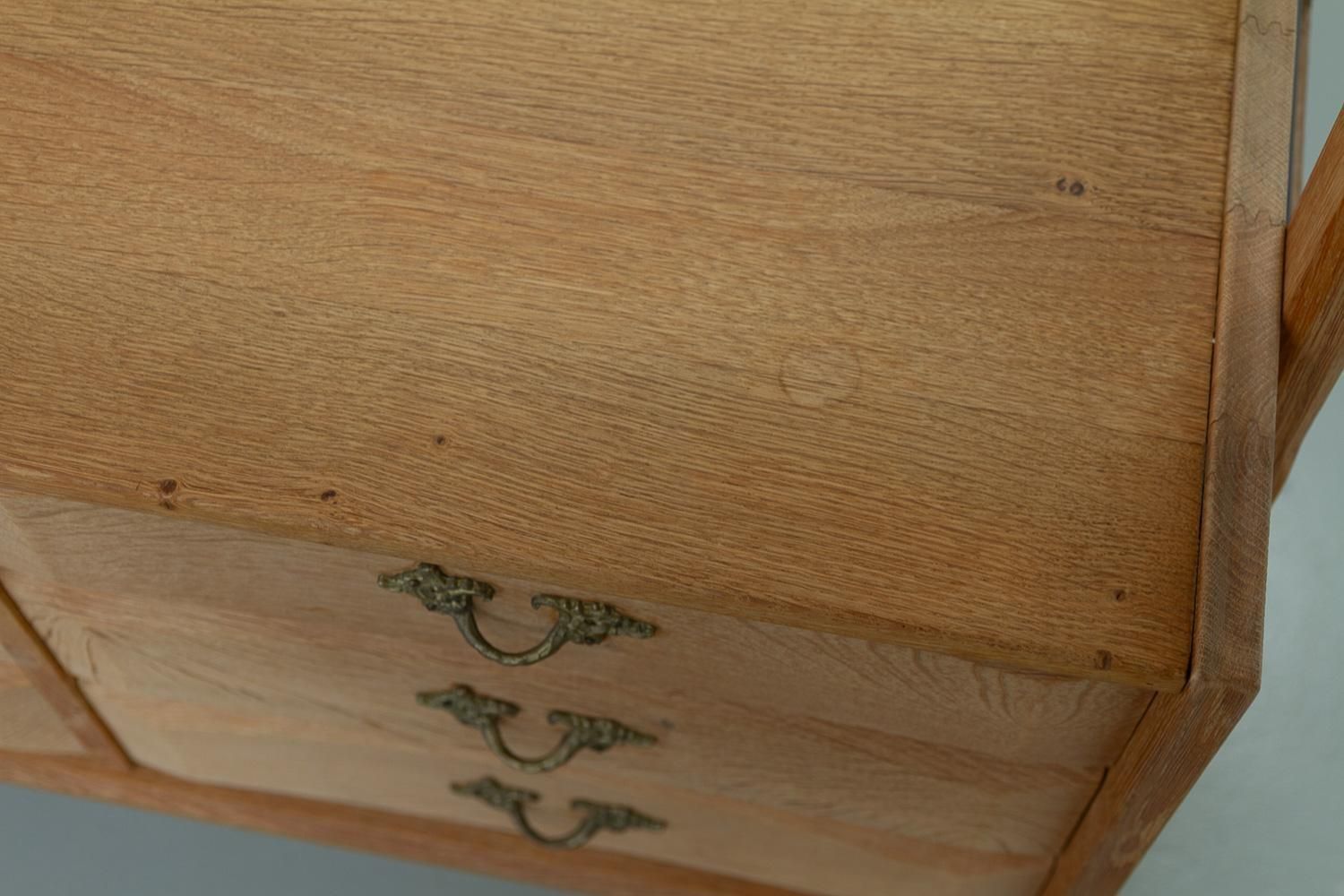 Furniture Danish Freestanding Oak Bookcase By Henning Kjærnulf For Nyrup Møbler, 1960s. photo