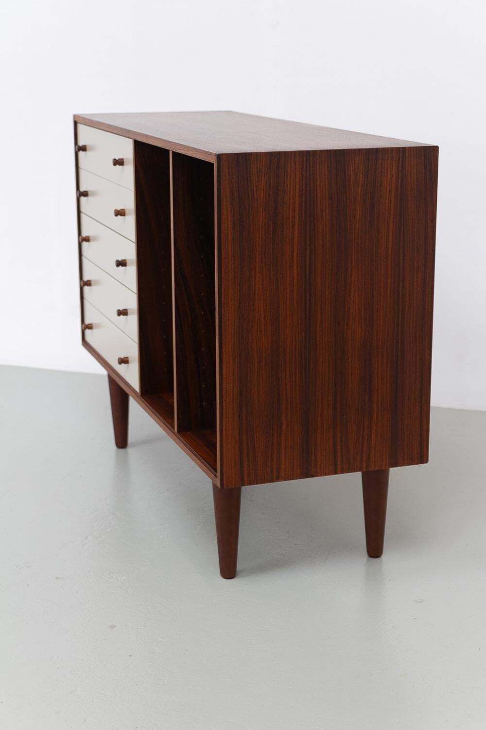 Furniture Danish Rosewood Sideboard With Drawers By Hg Furniture, 1960s. photo