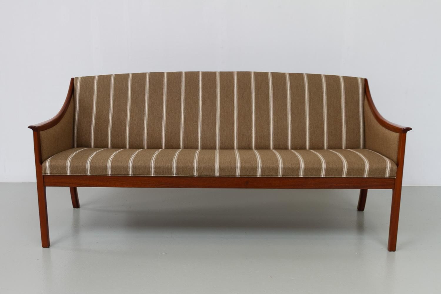 Danish Lounge Chair And 3 Seater Sofa By Ole Wanscher For Pj Møbler, 1960s. photo 1887.0
