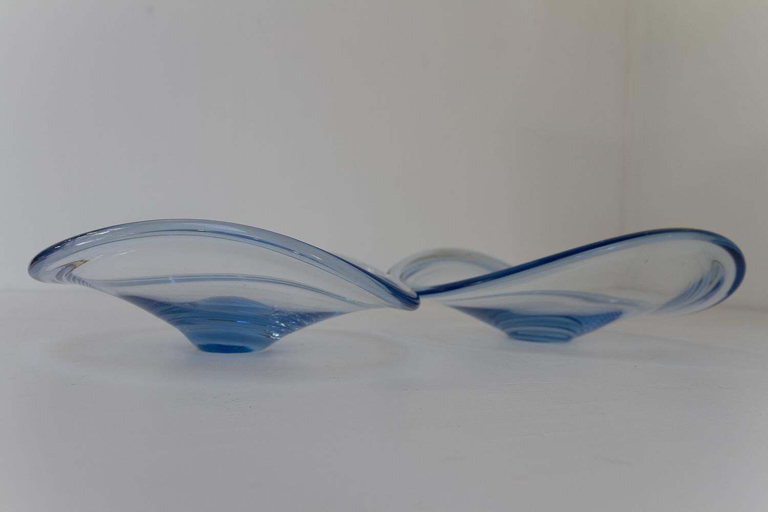 Danish Selandia Fruit Bowls By Per Lütken For Holmegaard, 1960s. Set Of 2. photo vintage