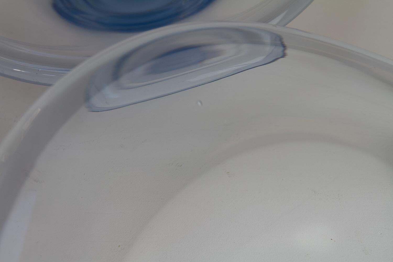 photo vinterior Danish Selandia Fruit Bowls By Per Lütken For Holmegaard, 1960s. Set Of 2.