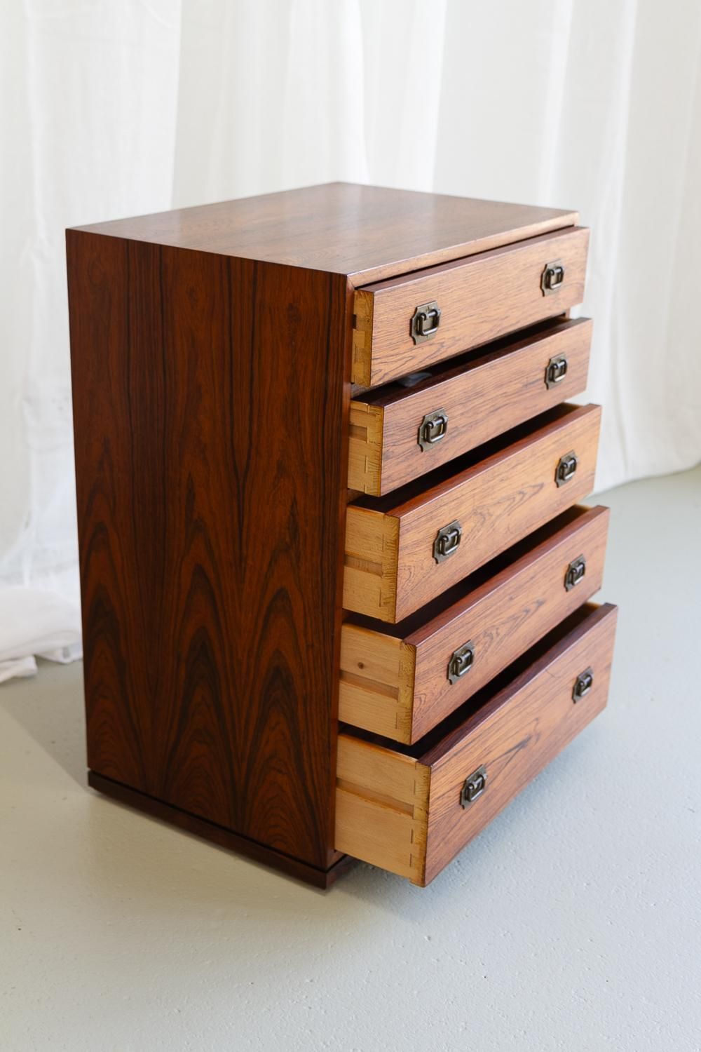 Danish Modern Rosewood Chest Of Drawers By Henning Korch, 1960s. photo Furniture