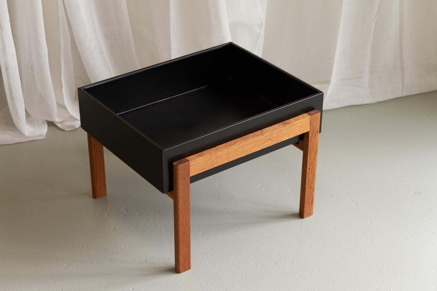 Danish Modern Oak Planter, 1960s. photo furniture