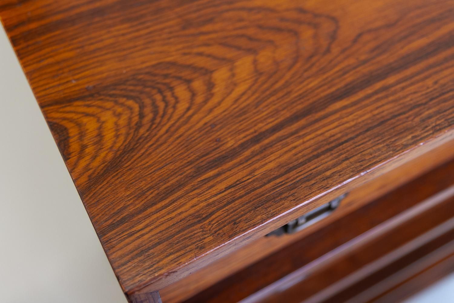 photo vinterior Danish Modern Rosewood Chest Of Drawers By Henning Korch, 1960s.