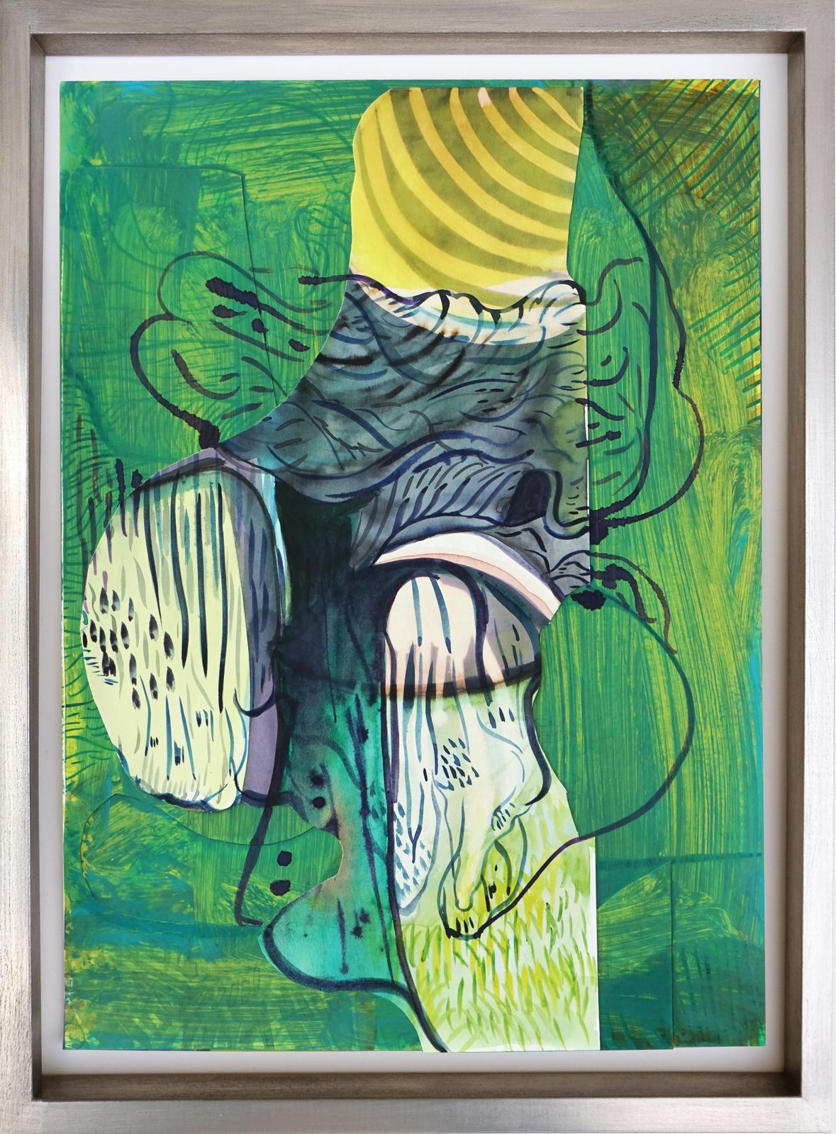 It Was A Time Of Suspended Action 2019 20 Tempera & Acrylic On Paper By A. Roma photo furniture