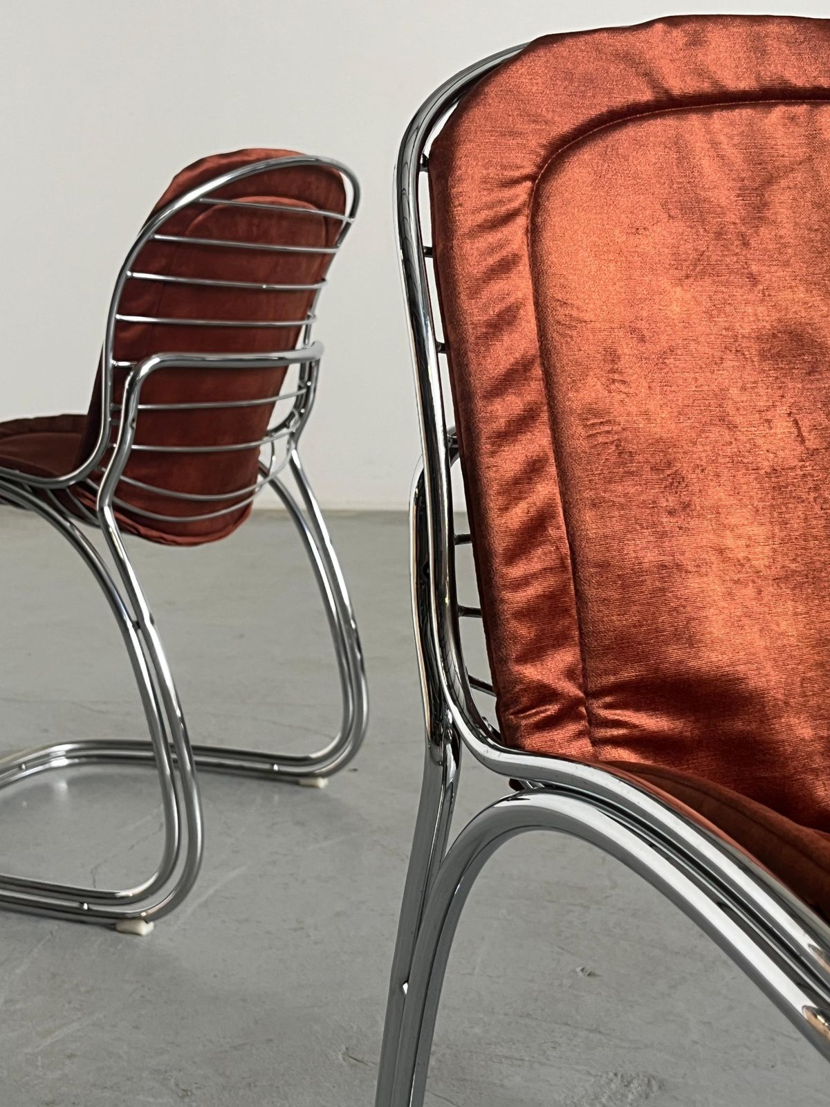 Iconic Vintage ‘Sabrina’ Dining Chairs By Gastone Rinaldi For Rima, 1970s Italy photo vinterior