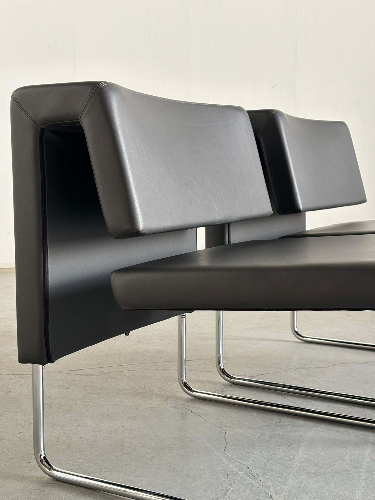 Pair Of Modernist ‘Path’ Cantilever Lounge Chairs By Fiorenzo Dorigo For Sitland photo 1179.0