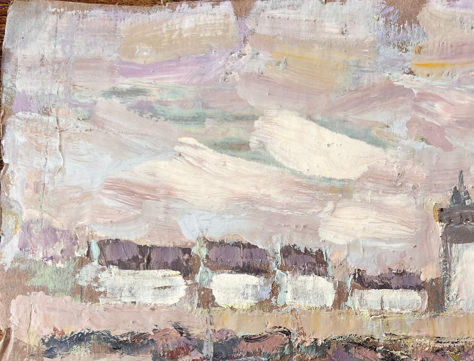 Fanch Lelimpressionist French Coastal Scene With Lighthouse Boats And Cottages photo vinterior