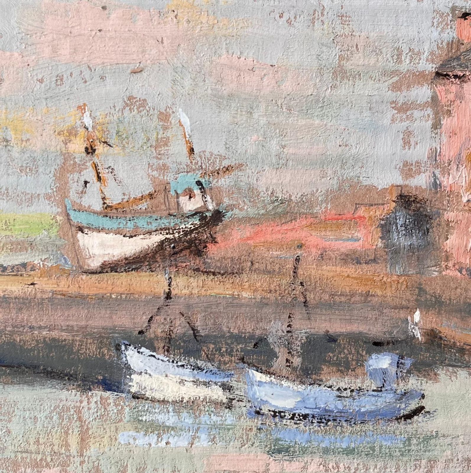 Fanch Lelfrench Harbour Scene With Lighthouse And Boats In Camaret By Fanch Lel photo buy