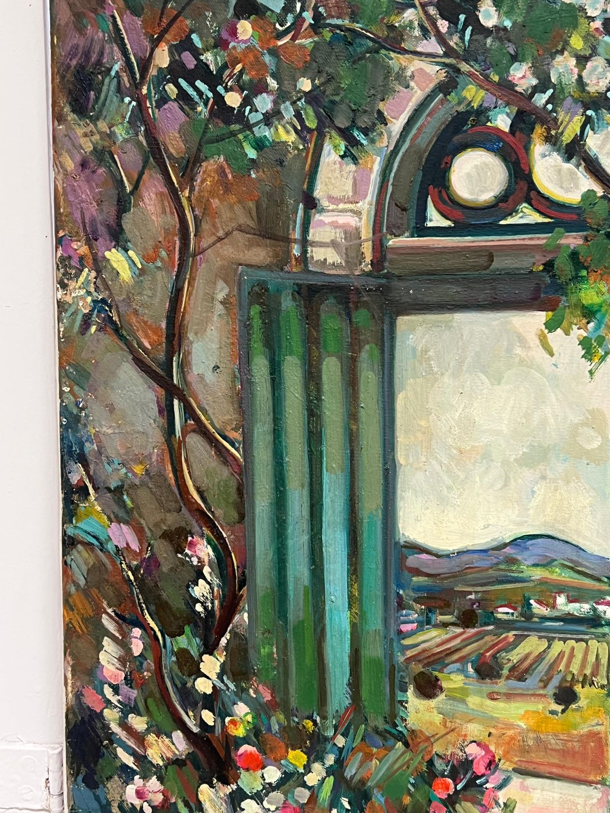 Max Toutaingreen Garden Gate Leading To The Valley French Post Impressionist Painting photo vinterior