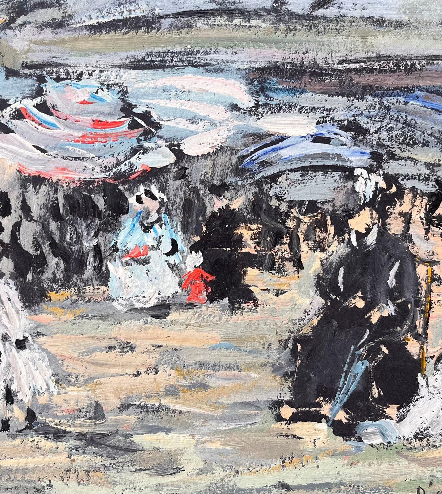 Fanch Lelimpressionist Seaside Scene After Eugène Boudin Normandy 1855 Style Painting2000 photo buy
