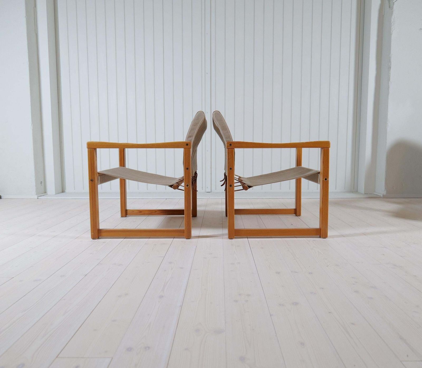 Furniture Midcentury Modern Karin Mobring Armchairs Model Diana By Ikea In Sweden, 1970s photo