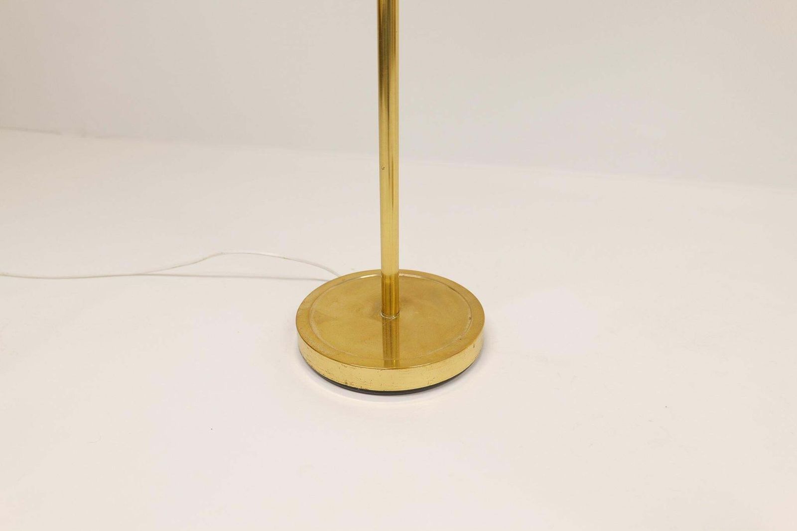 Scandinavian Modern Floor Lamps In Brass "Enco", Sweden, 1970s photo buy