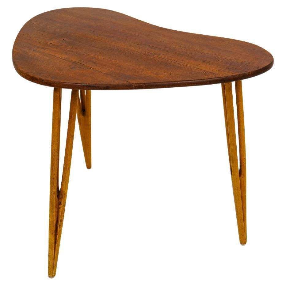 Swedish Modern Unique Coffee Table By Bo Fjaestad, Sweden, 1950s